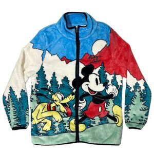 Isaac Morris Women's Character Scenic Full Zip Fleece Jacket - Mickey Mouse